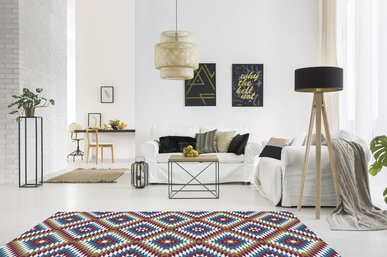 floorevents.com Vinyl rug | Fancy Azteco