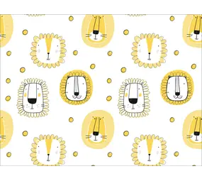 kinderkamerkleed vinyl | Leo kinderkamerkleed vinyl | Leo