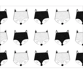 kinderkamerkleed vinyl | Foxy