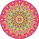 floorevents.com Tischset Vinyl | Mandala Koralle