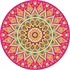 Placemat vinyl | Mandala coral Placemat vinyl | Mandala coral