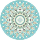 floorevents.com Placemat vinyl | Mandala Aqua floorevents.com Placemat vinyl | Mandala Aqua