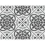 Vinyl rug | Old dirty grey Vinyl rug | Old dirty grey