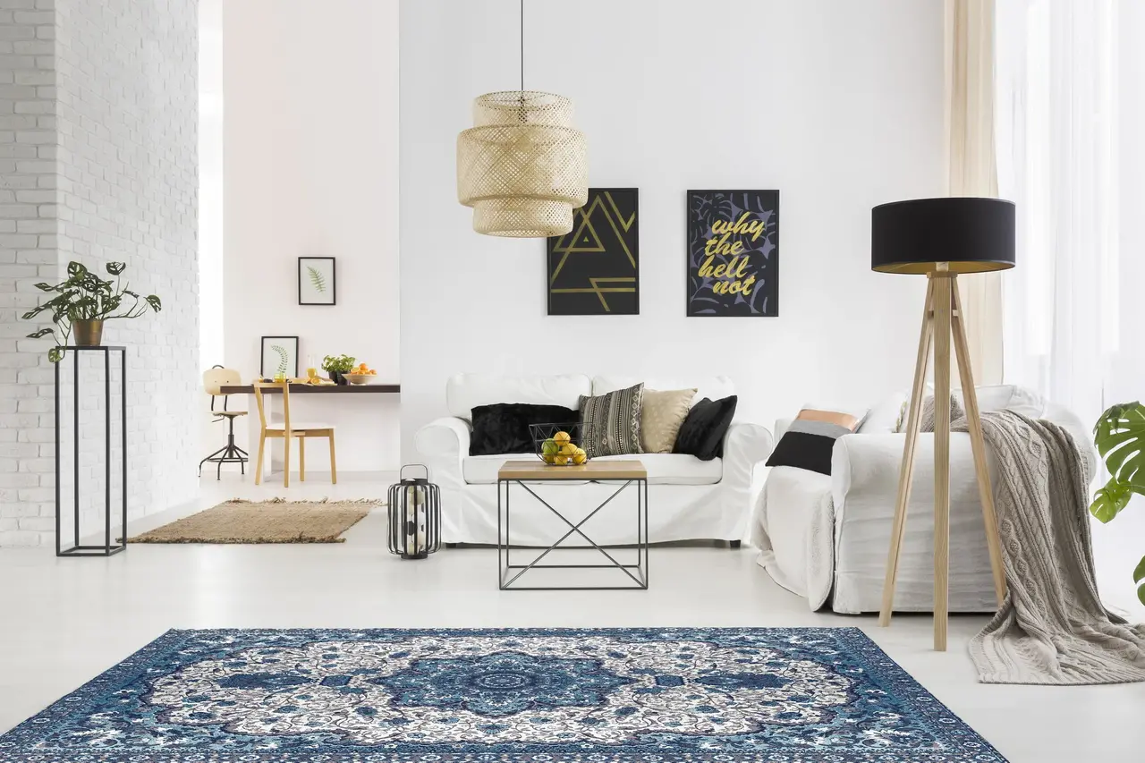 floorevents.com Vinyl rug | Persia blue