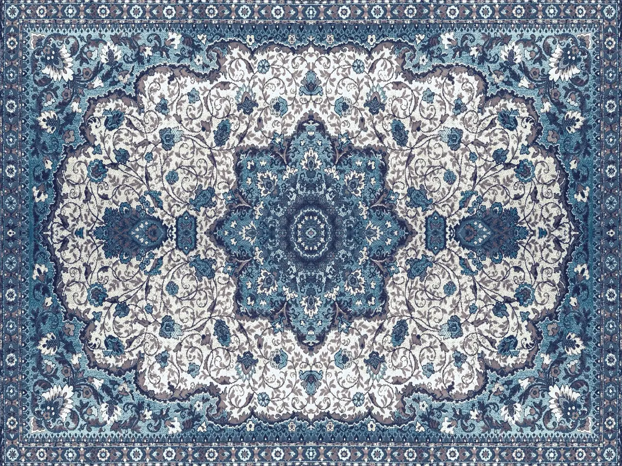 Vinyl rug | Persia blue Vinyl rug | Persia blue