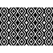 floorevents.com Vloerkleed vinyl | Azteco, Navajo Zwart wit