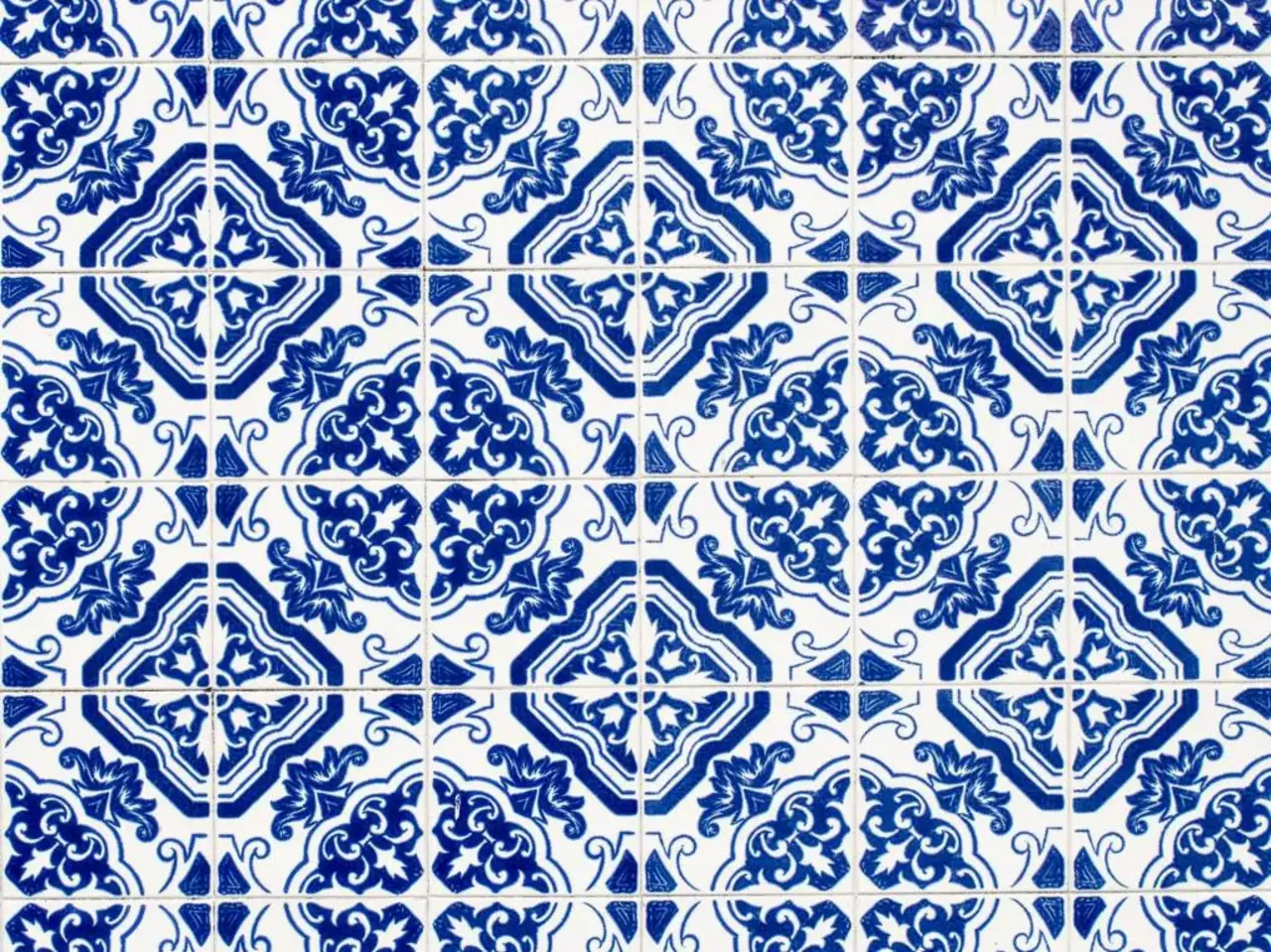 floorevents.com Vinyl rug | Blue Lissa