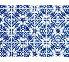 floorevents.com Vloerkleed vinyl | Blue Lissa