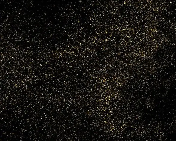 Placemat vinyl | Glitter Zwart / Goud Placemat vinyl | Glitter Zwart / Goud