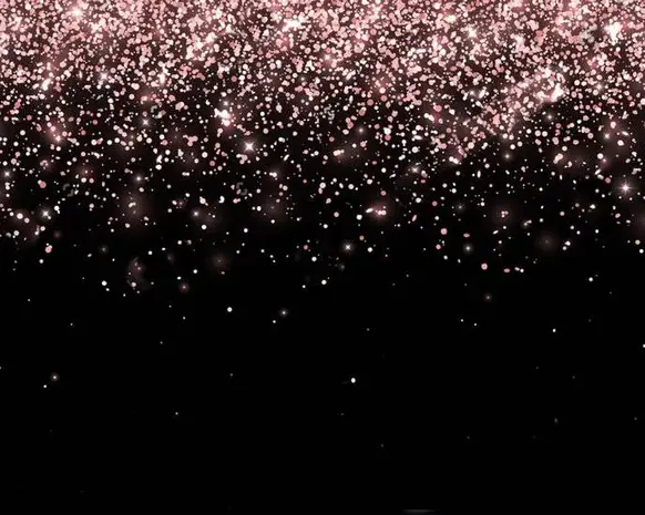 Tischset Vinyl | Glitzer Schwarz / Rosa Tischset Vinyl | Glitzer Schwarz / Rosa