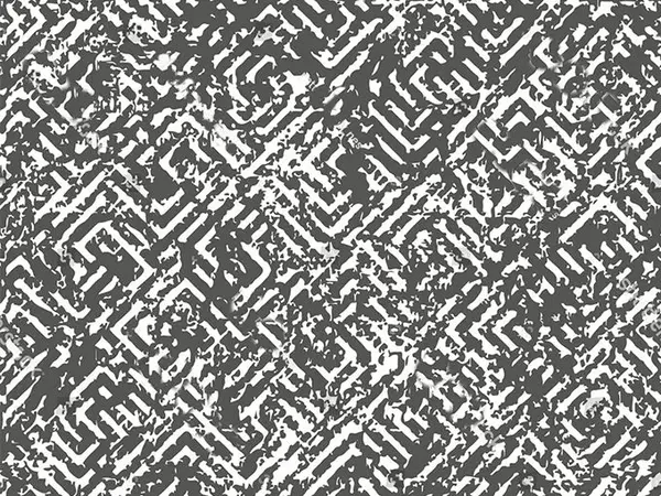 Vinyl rug | Vintage maze Vinyl rug | Vintage maze