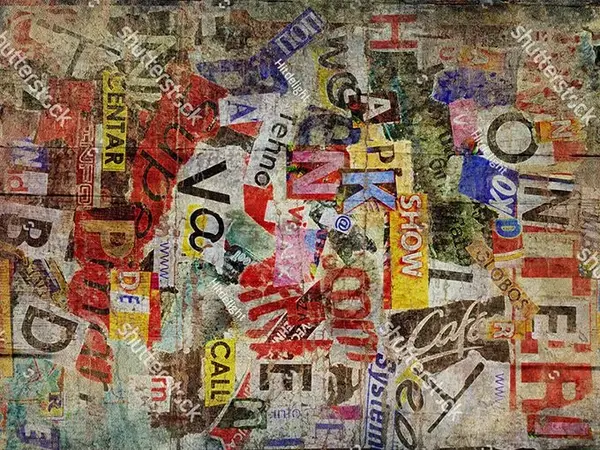 Vinyl rug | Vintage collage Vinyl rug | Vintage collage