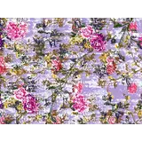 Vinyl vloerkleed | Vintage bloemen paars Vinyl vloerkleed | Vintage bloemen paars