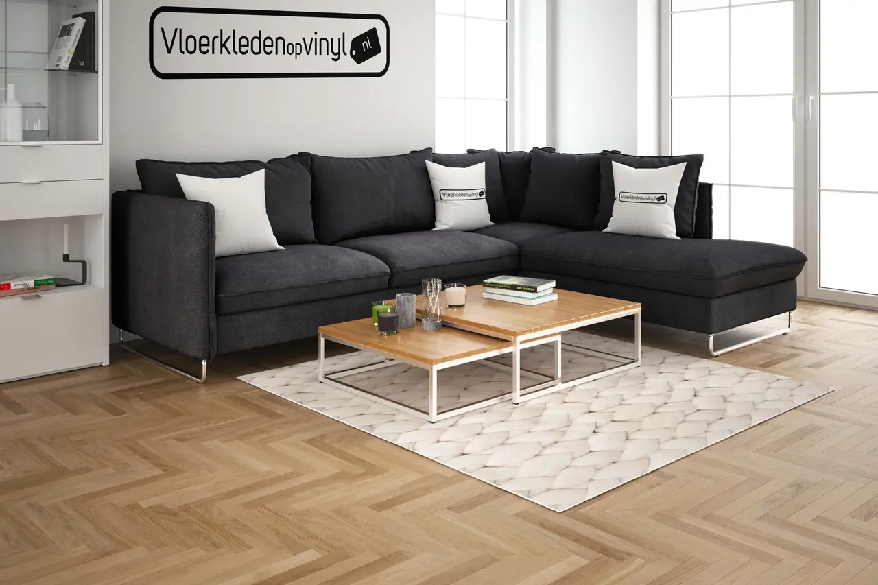 Vinyl rug | Chunky Merino Vinyl rug | Chunky Merino