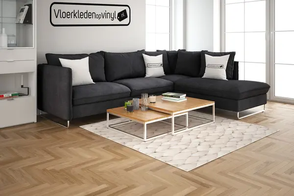 Vinyl rug | Chunky Merino Vinyl rug | Chunky Merino