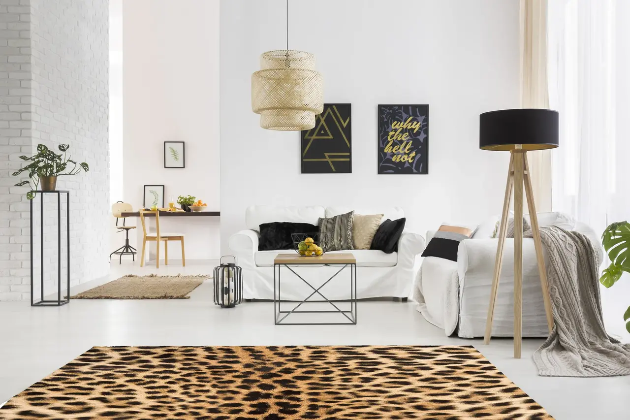 Vloerkleed vinyl | Leo. P , Panterprint Vloerkleed vinyl | Leo. P , Panterprint