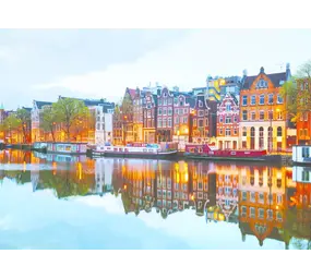 Vinyl placemat | Amsterdam canals Vinyl placemat | Amsterdam canals