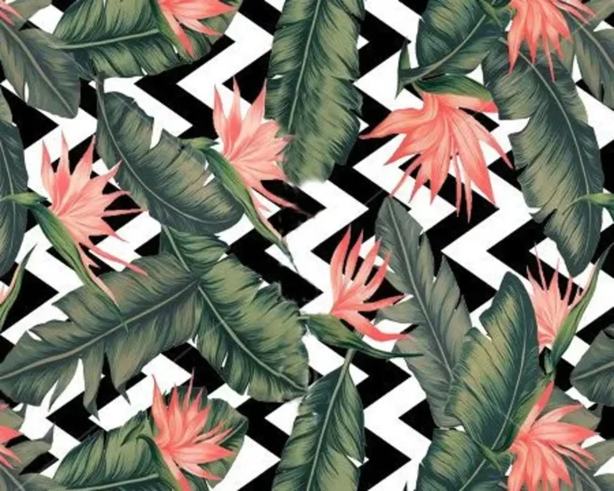 Vinyl placemat | Palm leaves
