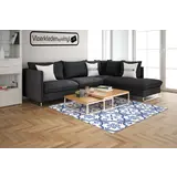 Vinyl rug | Blue Tiles Vinyl rug | Blue Tiles