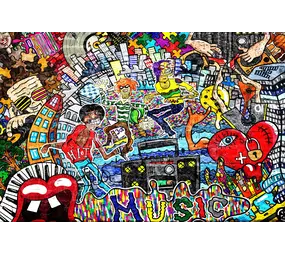 Kinderzimmerteppich Vinyl | Graffiti-Kunst Kinderzimmerteppich Vinyl | Graffiti-Kunst