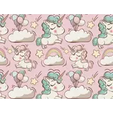 Kinderkamer kleed | Unicorn roze