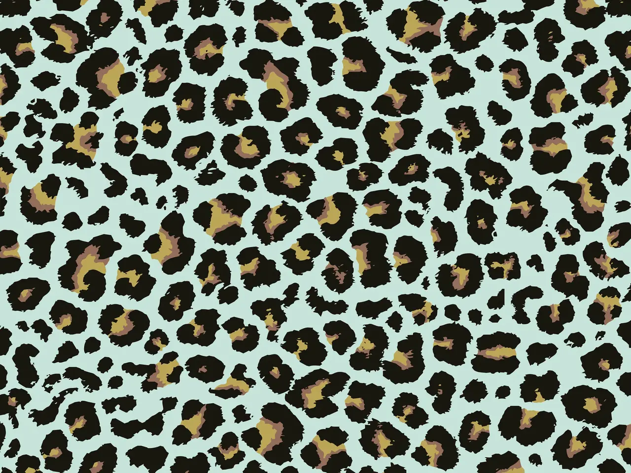 Children's room rug | Panther aqua Children's room rug | Panther aqua