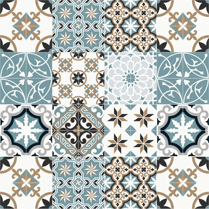 Tapis vinyle | Baladi Blue