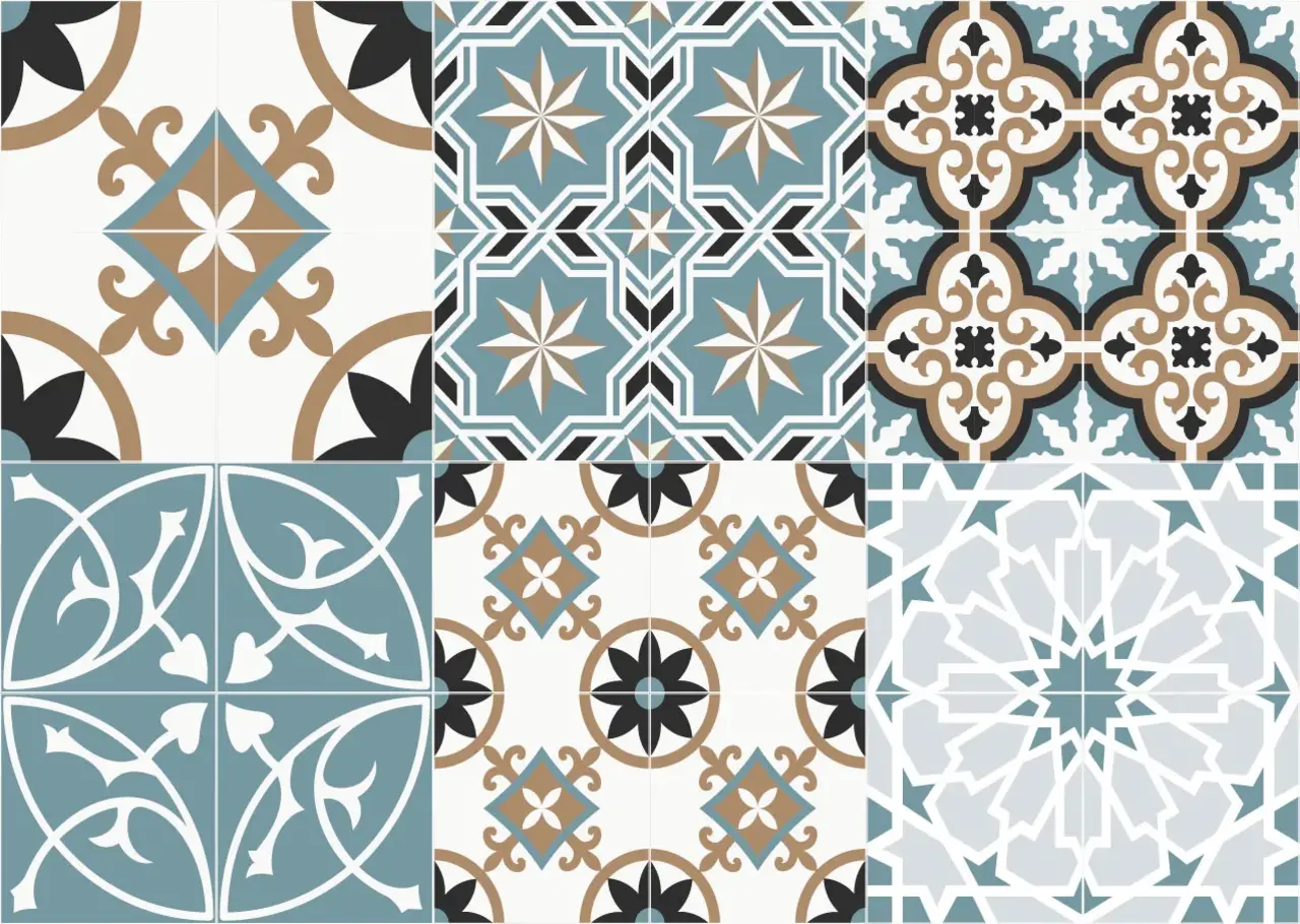 floorevents.com Placemat Vinyl | Baladi Blue
