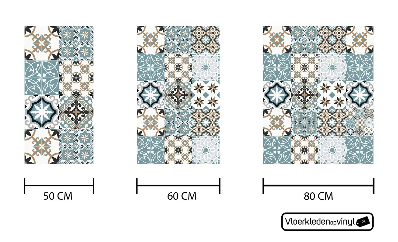 Keukenloper Vinyl | Baladi Blauw Keukenloper Vinyl | Baladi Blauw