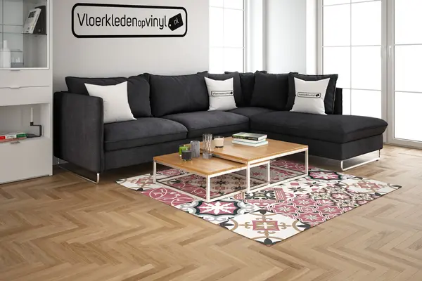 floorevents.com Vloerkleed vinyl | Baladi Rood