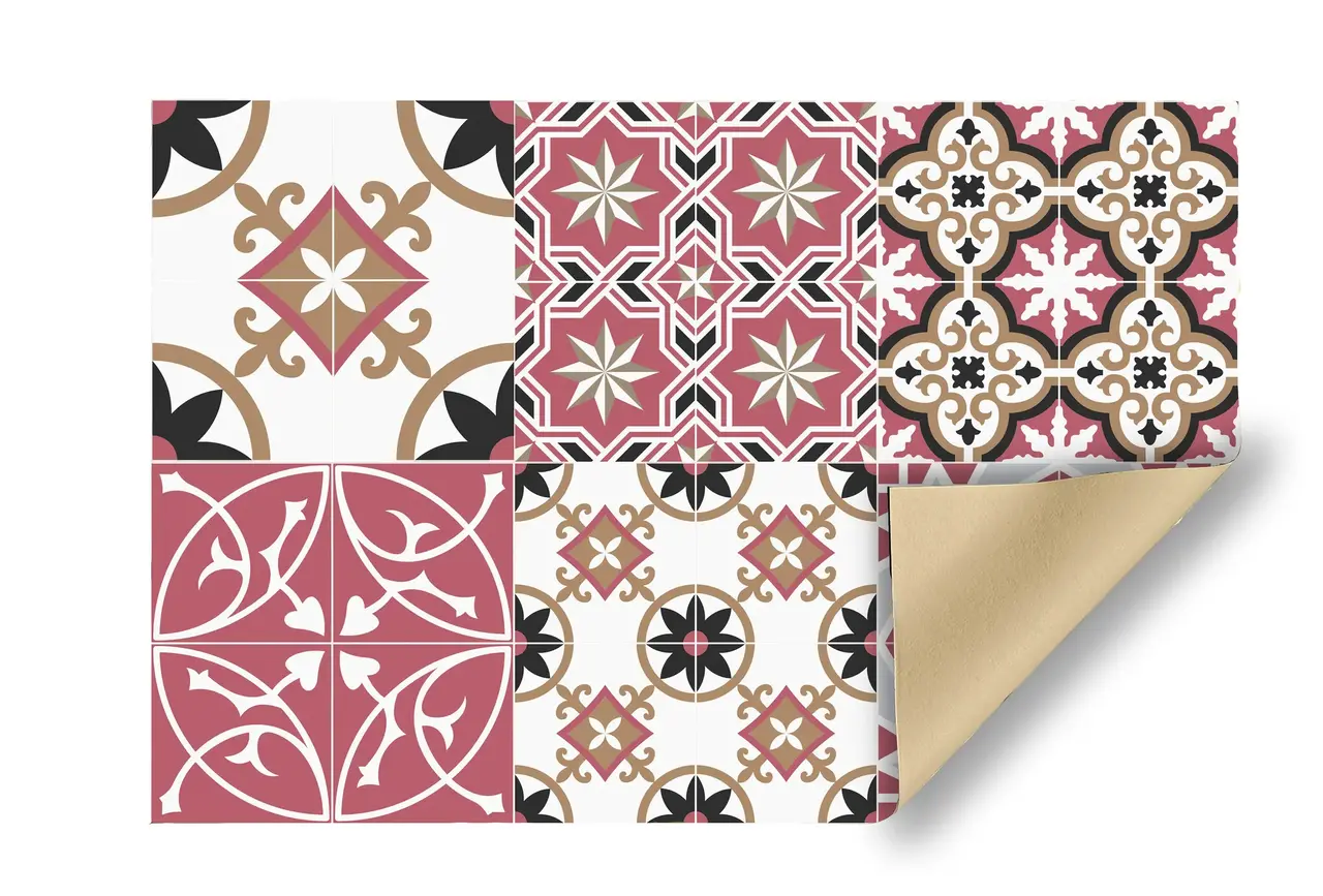 Vinyl Placemat | Baladi Red Vinyl Placemat | Baladi Red