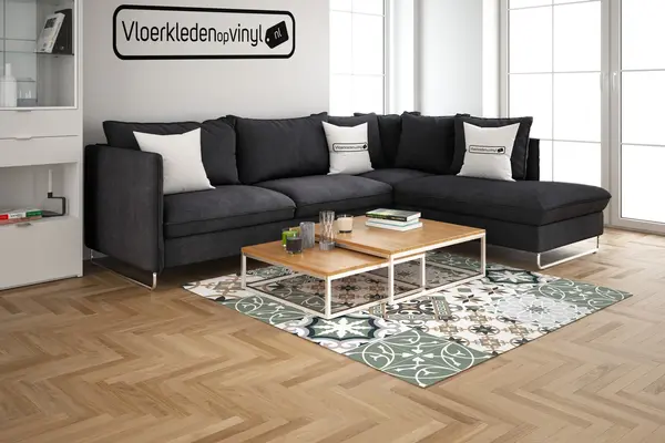 Vloerkleed vinyl | Baladi Groen Vloerkleed vinyl | Baladi Groen