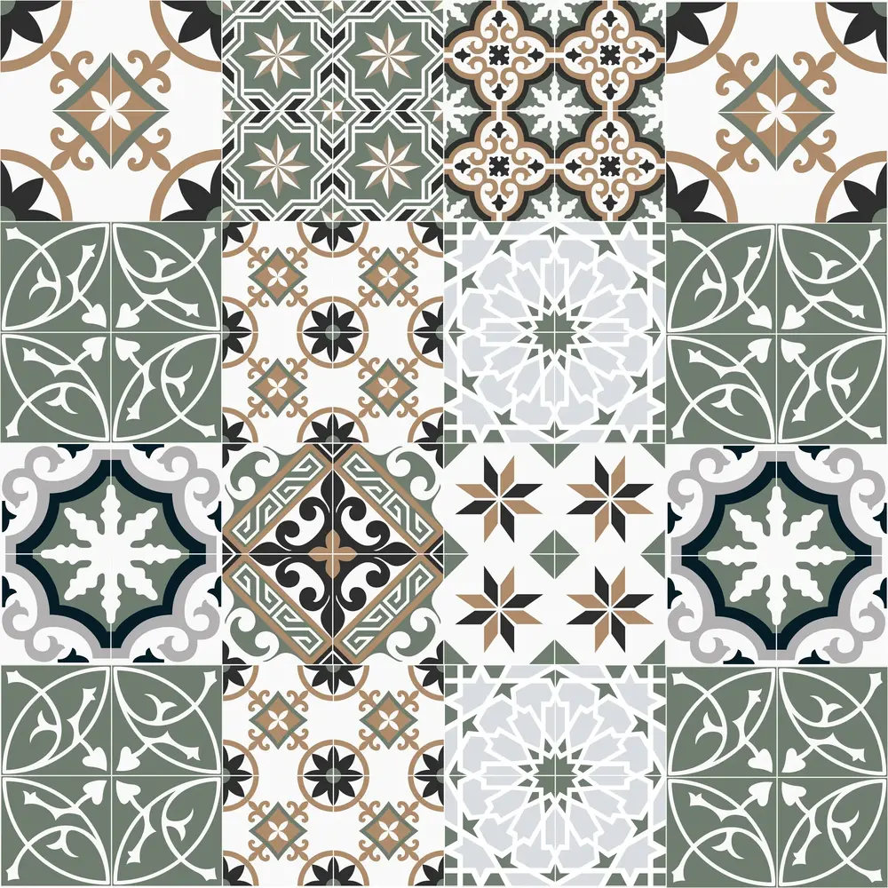 Vloerkleed vinyl | Baladi Groen Vloerkleed vinyl | Baladi Groen