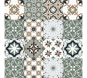 Vinyl rug | Baladi Green Vinyl rug | Baladi Green