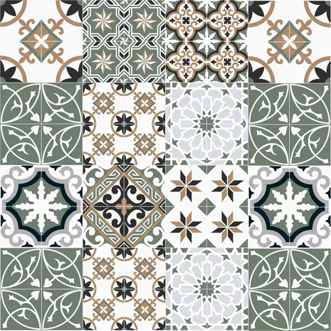 Vloerkleed vinyl | Baladi Groen Vloerkleed vinyl | Baladi Groen