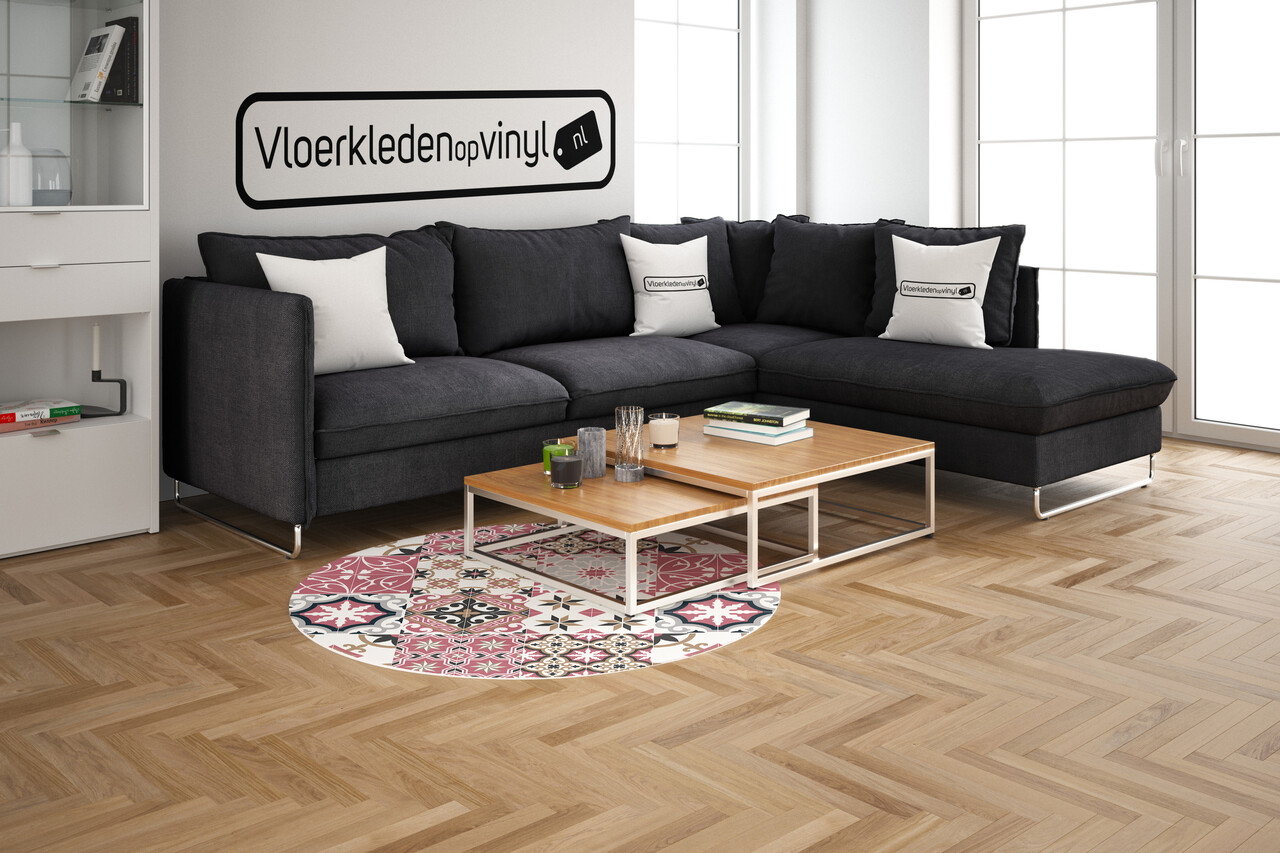 floorevents.com Vinylboden Rund | Baladi Rot