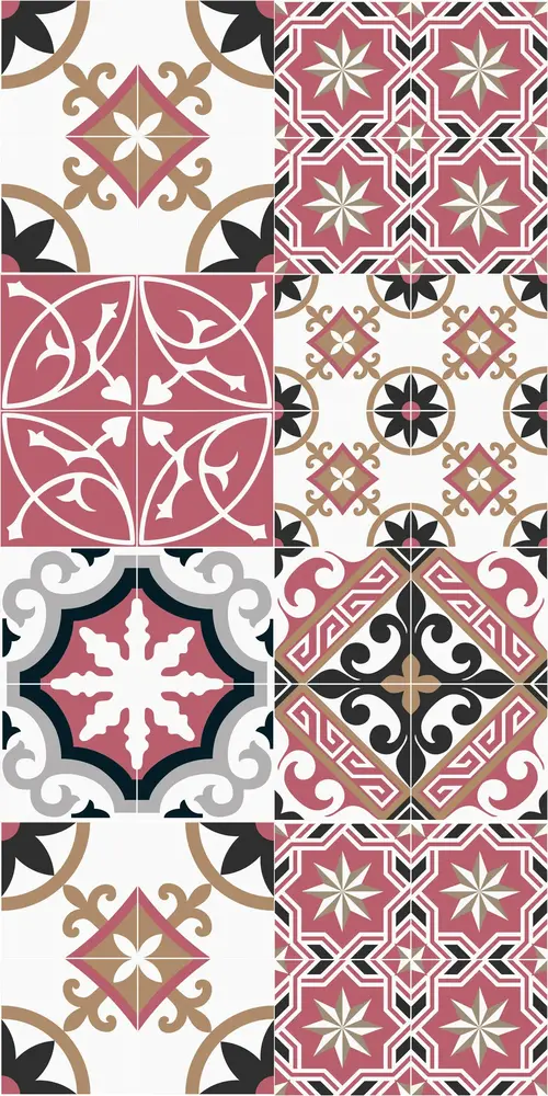 Keukenloper Vinyl | Baladi Rood Keukenloper Vinyl | Baladi Rood