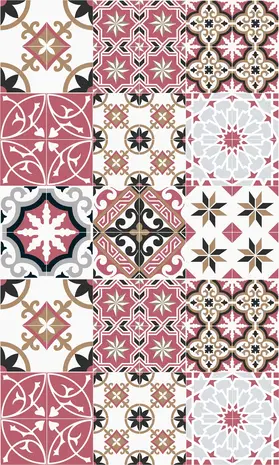 Vinyl Küchenläufer | Baladi Rot Vinyl Küchenläufer | Baladi Rot