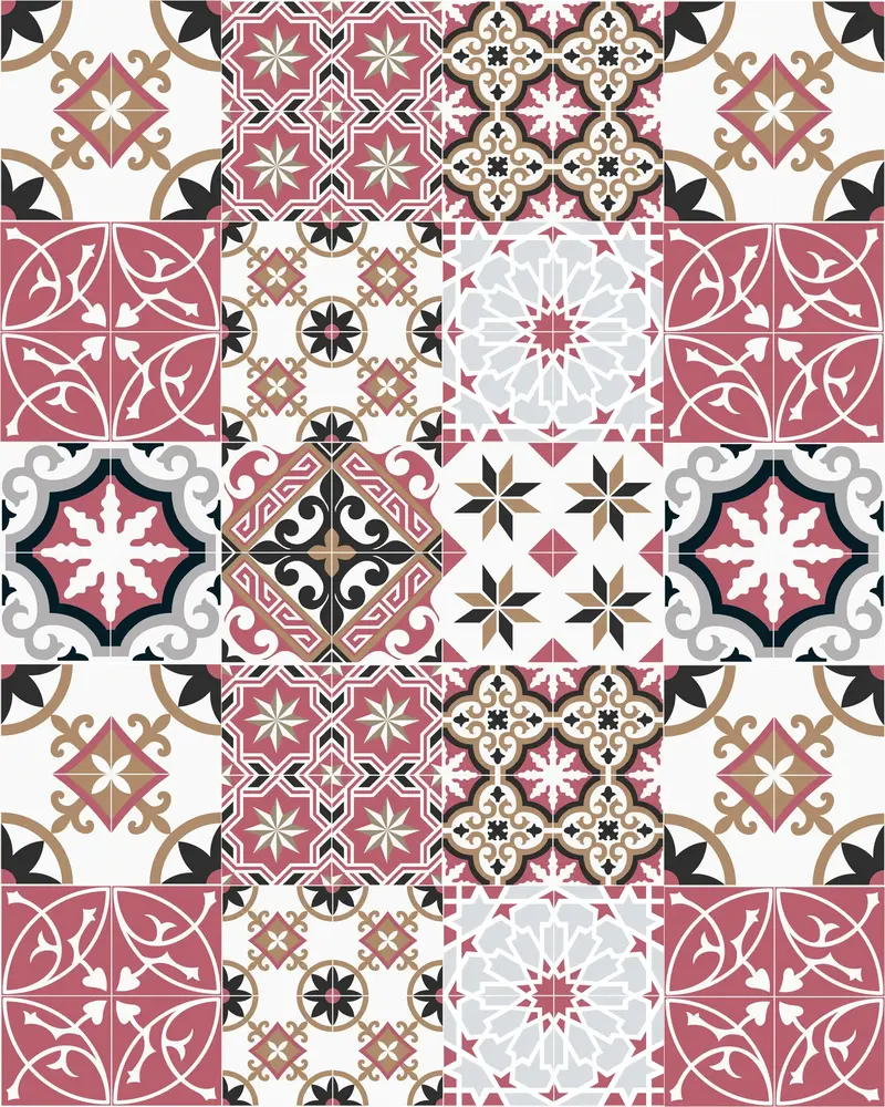 Keukenloper Vinyl | Baladi Rood Keukenloper Vinyl | Baladi Rood