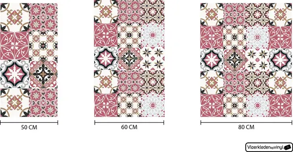 Keukenloper Vinyl | Baladi Rood Keukenloper Vinyl | Baladi Rood