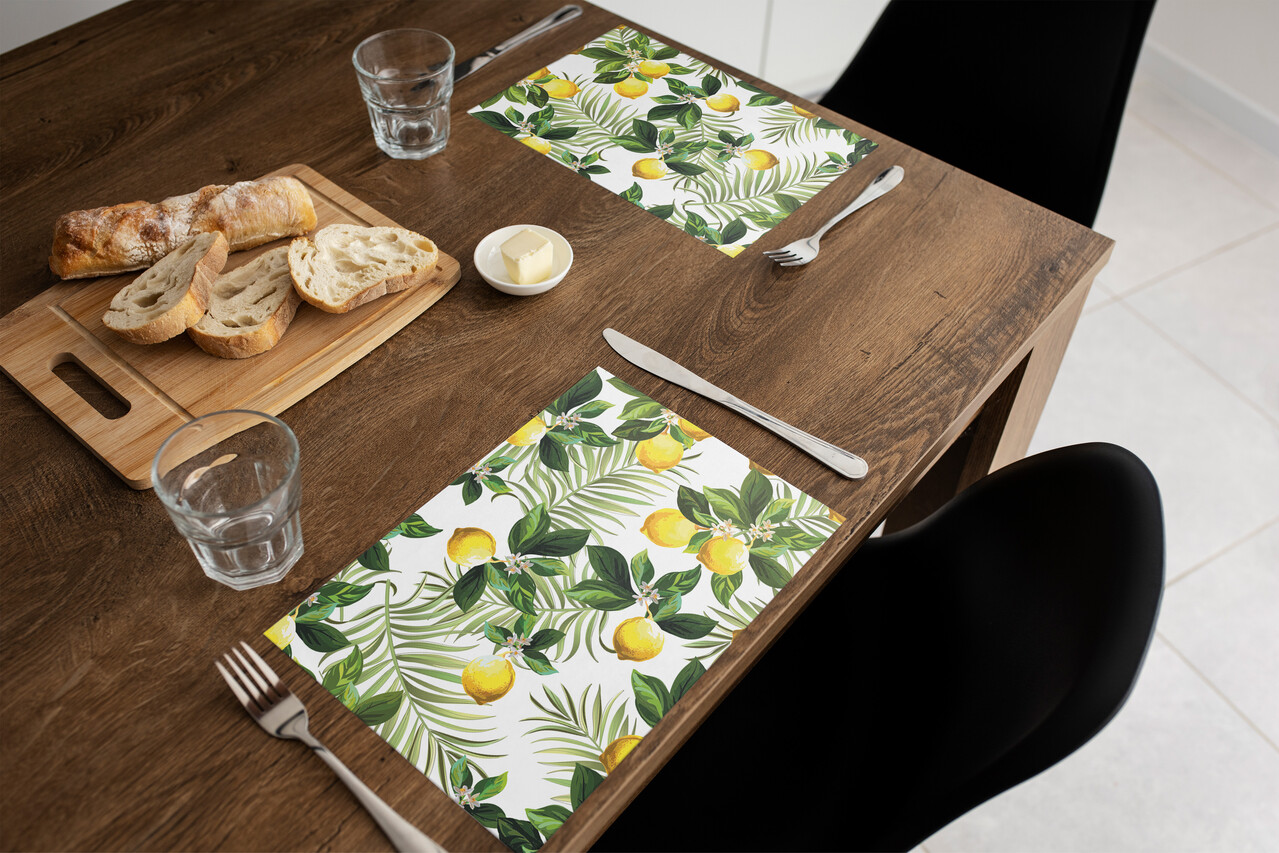 Tischset Vinyl | Zitronen Tischset Vinyl | Zitronen