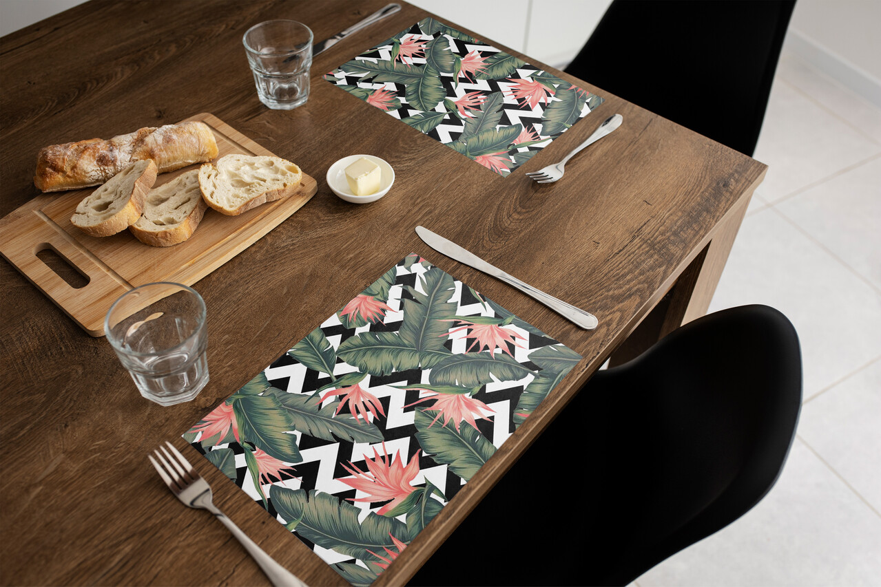 Placemat vinyl | Palm leaves