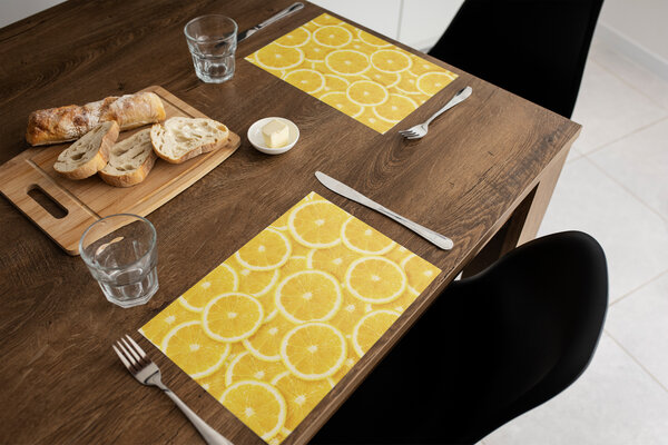 floorevents.com Placemat vinyl | Sinaasappels
