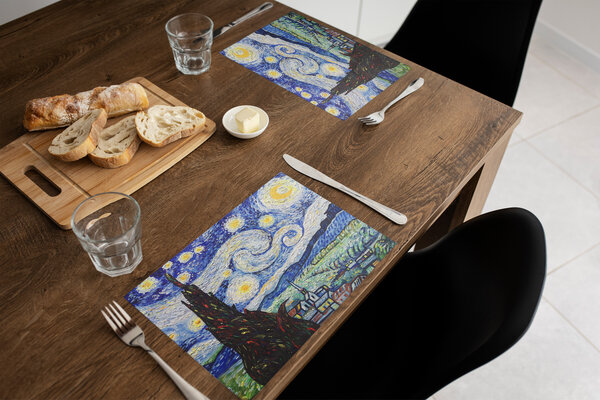 Vinyl placemat | Starry night