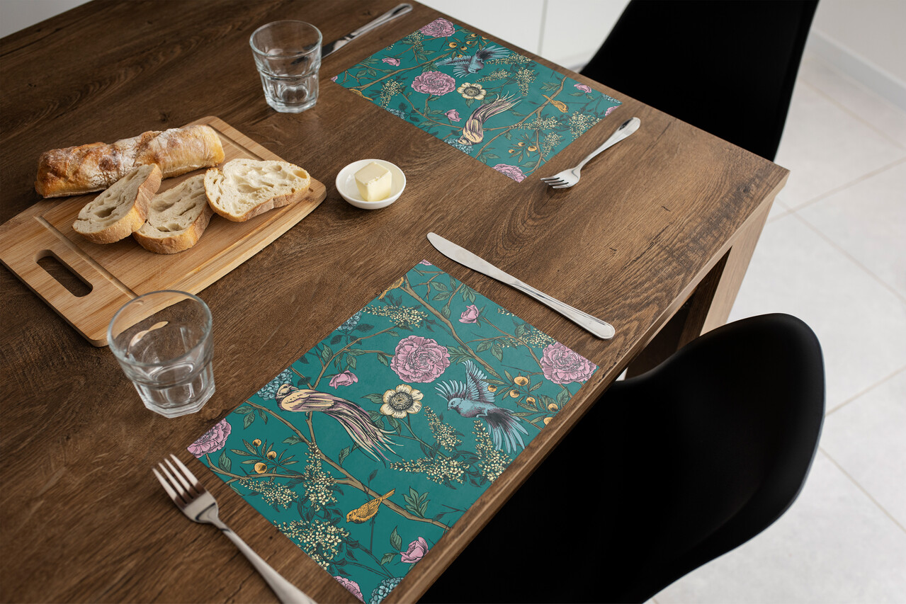 floorevents.com Placemat vinyl | Tropical paradise patrol