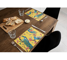 floorevents.com Placemat vinyl | Tropical paradise yellow floorevents.com Placemat vinyl | Tropical paradise yellow