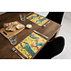 floorevents.com Vinyl placemat | Tropical paradise yellow