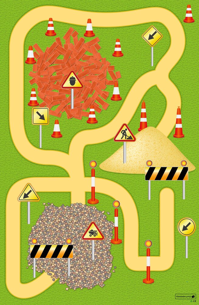 Spielmatte | Baustelle