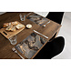 floorevents.com Tischset Vinyl | Goldmarmor