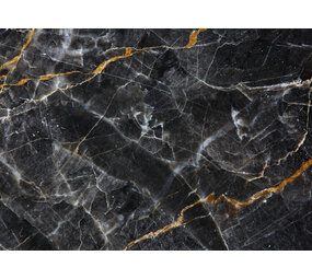 floorevents.com Placemat Vinyl | Dark and gold marble